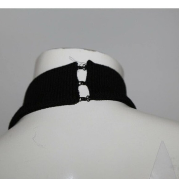 ST. JOHN Evening By Marie Gray Black Jumpsuit High Neck 12 - Picture 5 of 7